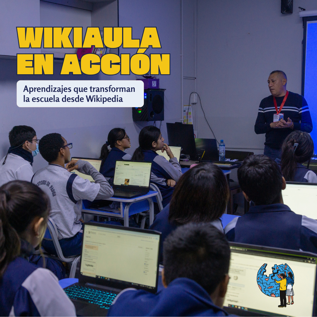 WikiAula en acción: aprendizajes que transforman la escuela desde Wikipedia