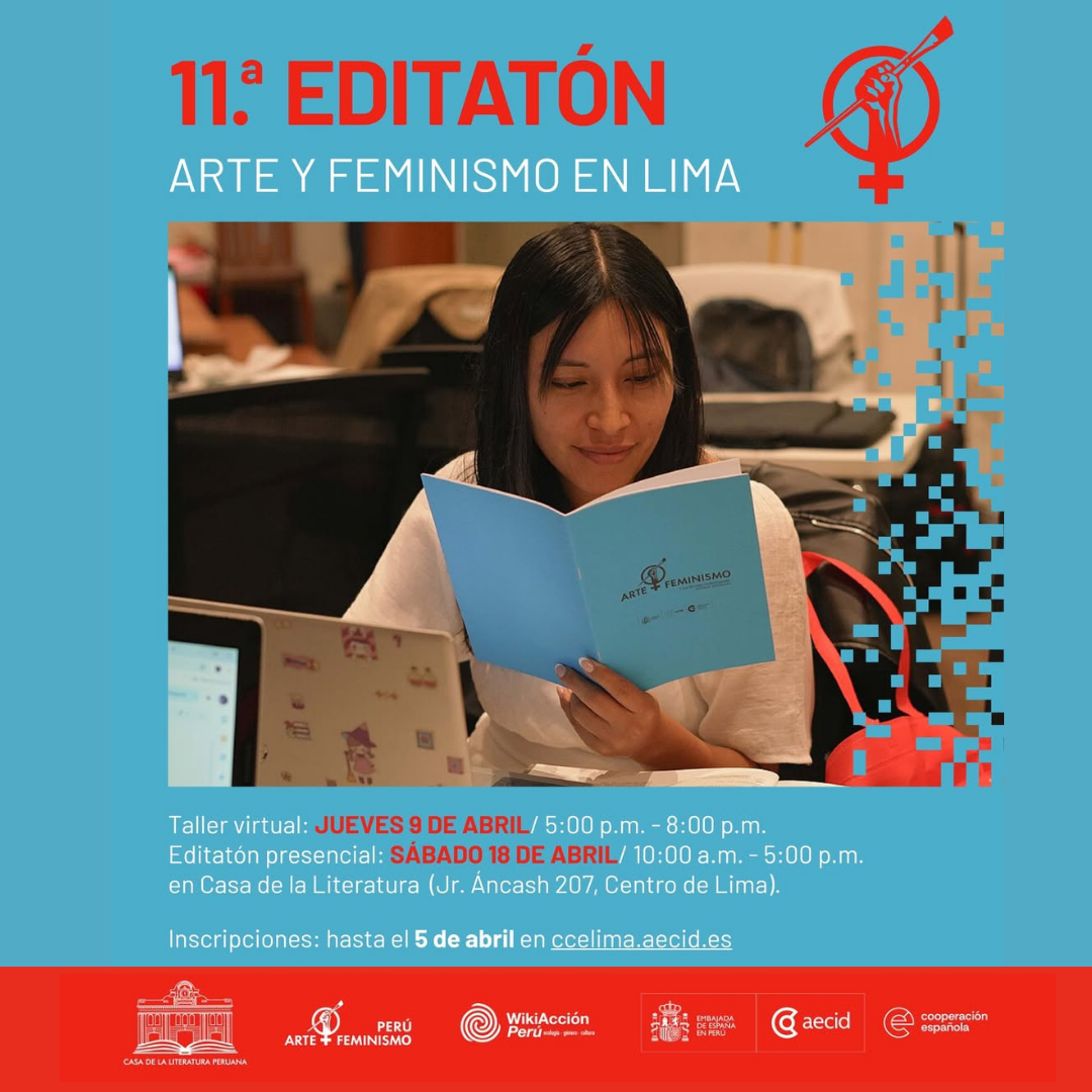 Editatona Arte y Feminismo en Lima: más de una década construyendo conocimiento libre con perspectiva feminista