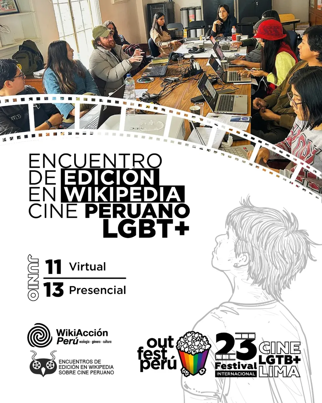 Encuentro de Edición en Wikipedia sobre Cine peruano LGTB+