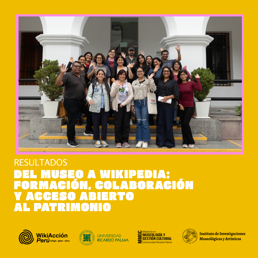 Del museo a Wikipedia: formación, colaboración y acceso abierto al patrimonio